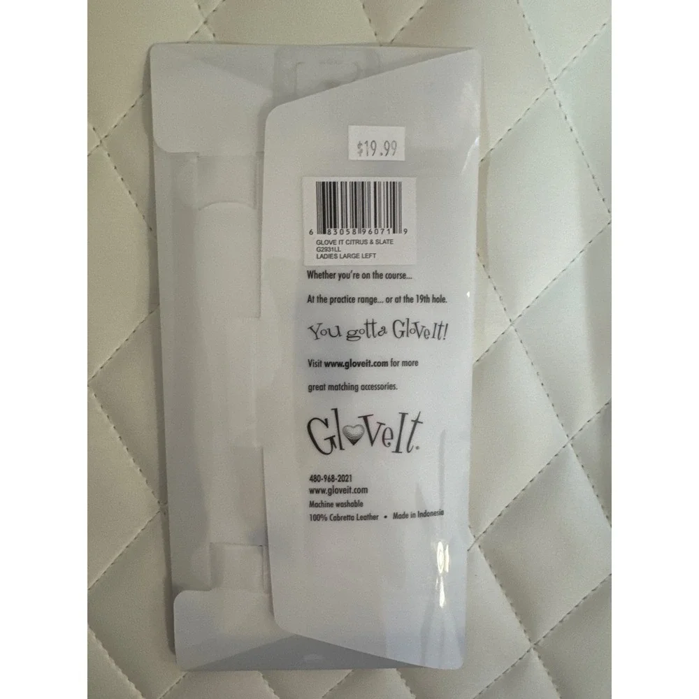 Glove It Golf Glove Citrus Slate Floral Print‎ Ladies Left Hand Large